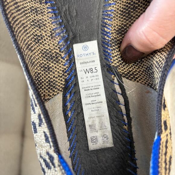 Rothy’s The Point Flat Cheetah Print - Picture 6 of 8